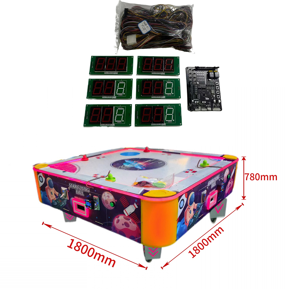 Skee Ball Arcade - Ultimo Kit Airhockey per 4 Giocatori,