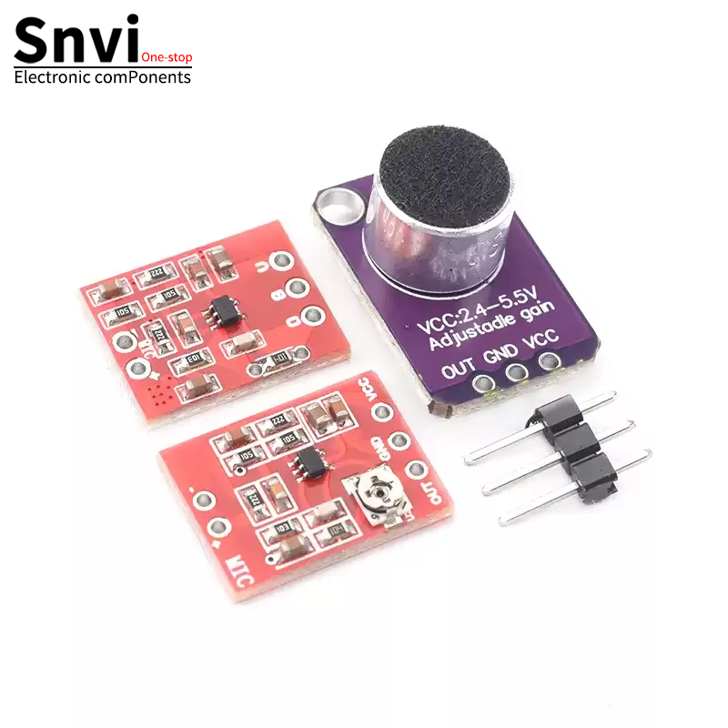Arduino Vending Machine Project - Modulo Amplificatore per Microfono Electret Snvi