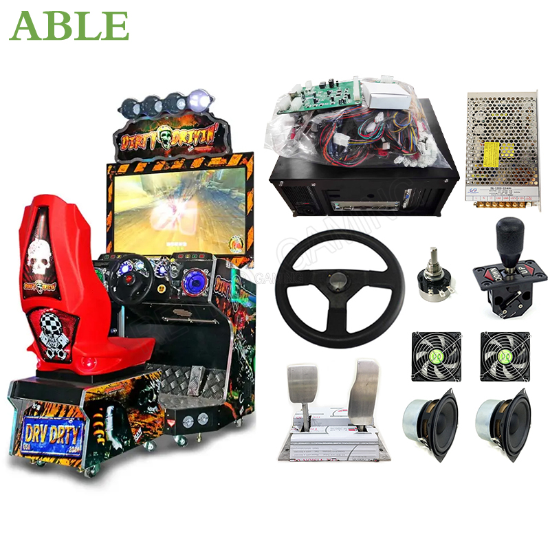 Gun Shooting Arcade - Dirty Drivin Arcade Game Machine Kit
