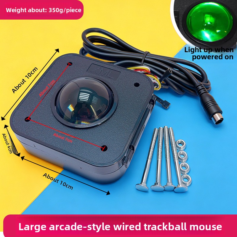 Trackball Controller Arcade - Accessori per Giochi Arcade, Mouse Trackball