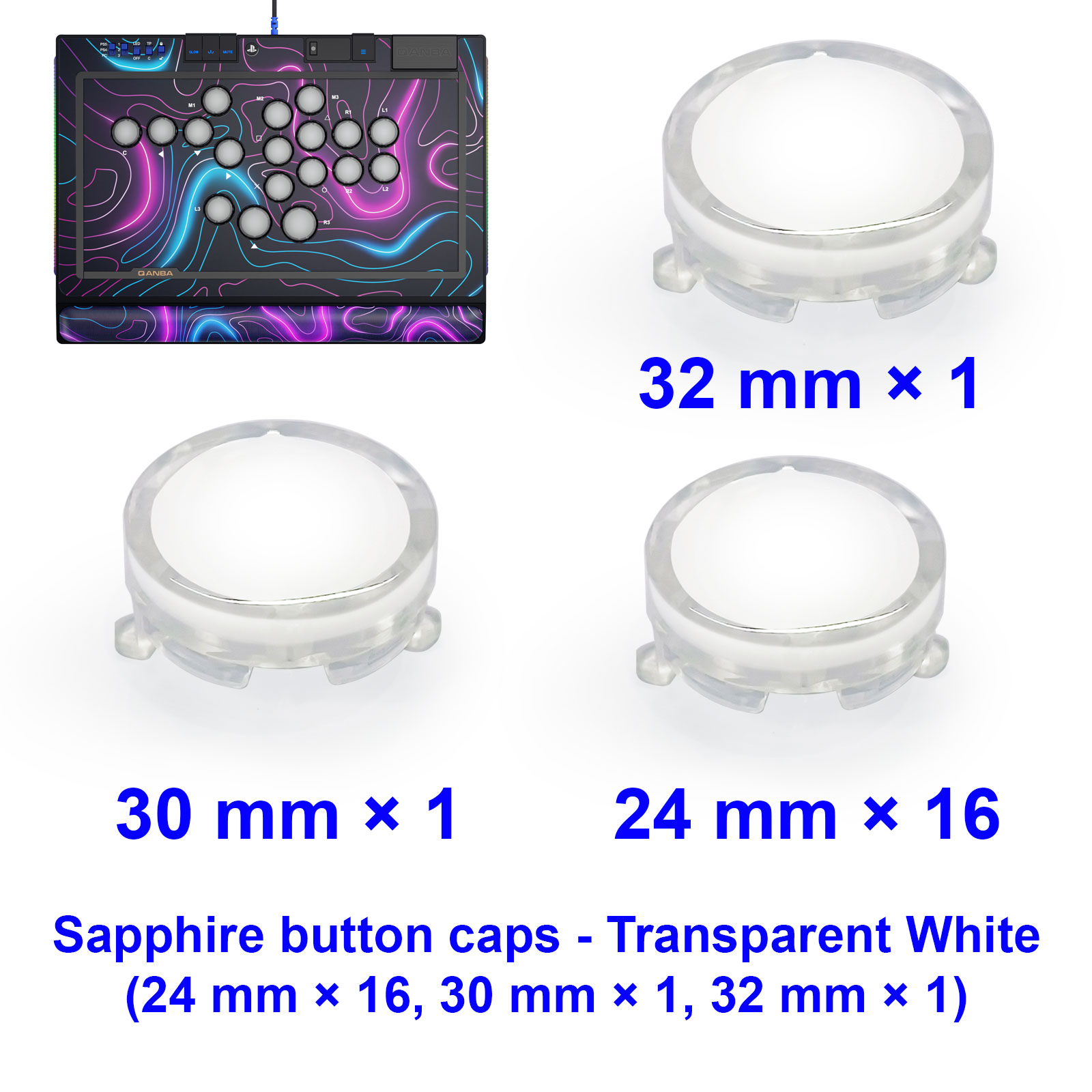 QANBA SAPPHIRE S1 Cappucci per - Joystick Arcade Parts recensione e prezzo