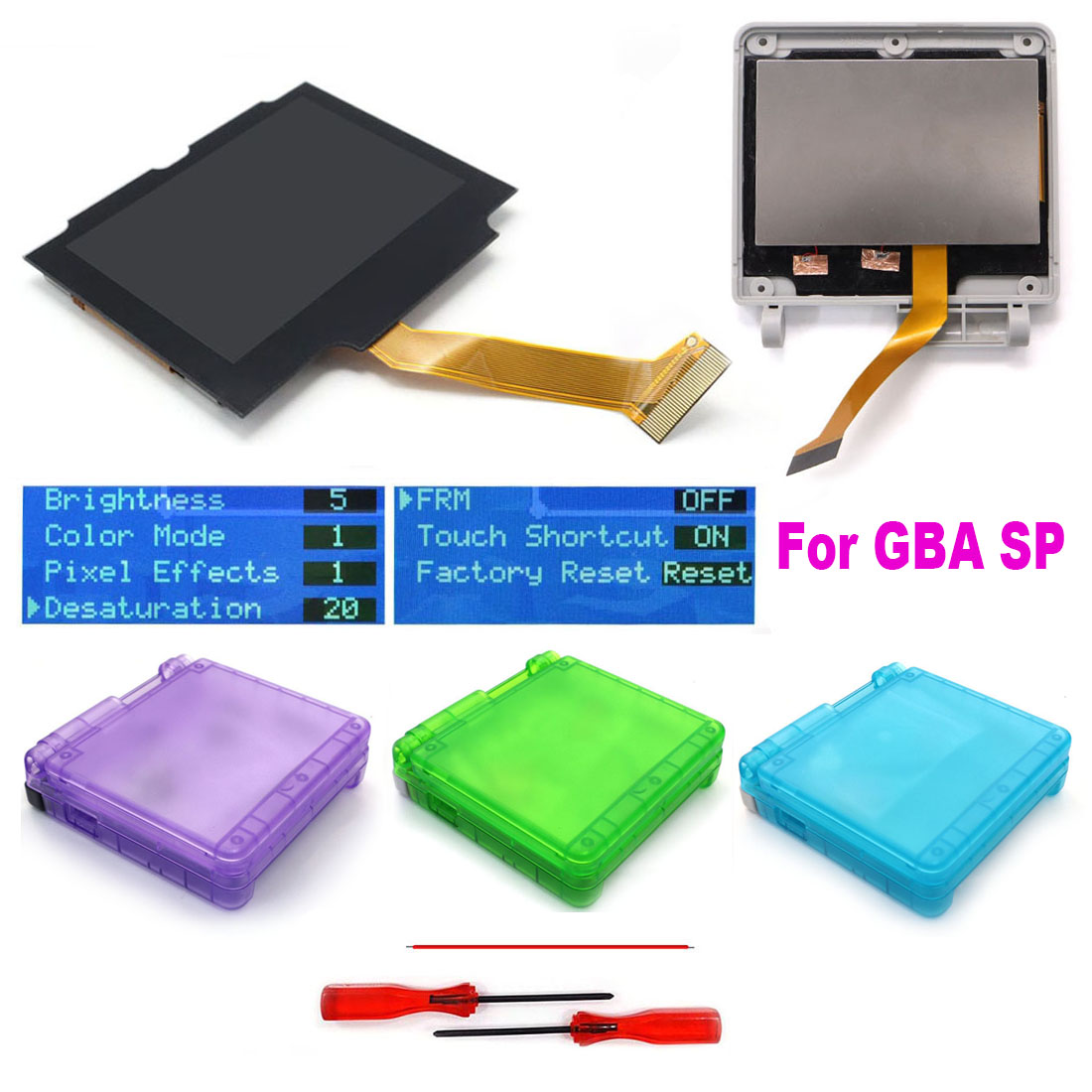 HISPEEDIDO Per GBA SP Schermo  - Lcd Screen Arcade recensione e prezzo
