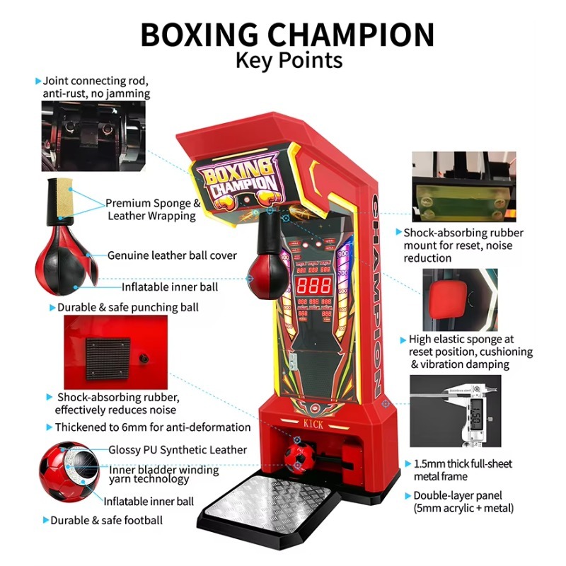 Macchina da Boxe Arcade 2-in-1 - Boxing Machine Arcade recensione e prezzo